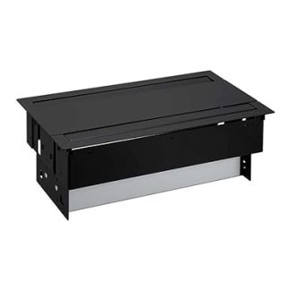 Simon 47601000-138 Steckdose Typ F, Schwarz