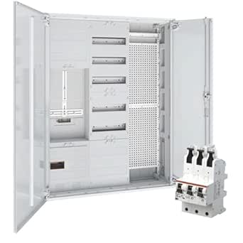 WITTKOWARE Complete Meter Cabinet, 1x 3-Point Counter Space, Distribution Panel with APZ, Media Field, with Main Circuit Breaker (SLS) 50A