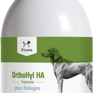 VetVital Viequo OrthoHyl HA Supreme plus Kollagen | 500 ml | Ergänzungsfuttermittel für Hunde | Zur Unterstützung der Beweglichkeit und Belastbarkeit der Gelenke und des Knorpels