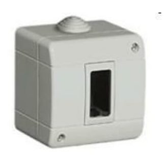 Wandbehälter Mylife IP40 1 Module - ELETTROCANALI SERIE CIVILI ECL5610A1