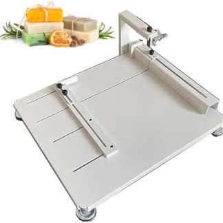 Seifenschneider für DIY Seifenherstellung, Manueller Seifenschneidetisch mit Größeneinstellungstaste, Multi-Drahtschneider für handgemachte Seife, Käse, Butter, Kuchen, Brot