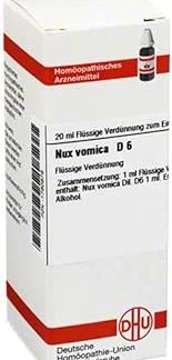 DHU Nux Vomica D6 Dilution, 20 ml Solution