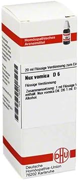 DHU Nux Vomica D6 Dilution, 20 ml Solution