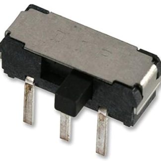 Slide Switch DPDT Contact Configuration DPDT Contact Current Max 100mA Contact Voltage DC Max 12V Horizontal Orientation MCLSS22 Series Switch Mount Through Hole Switch Operation