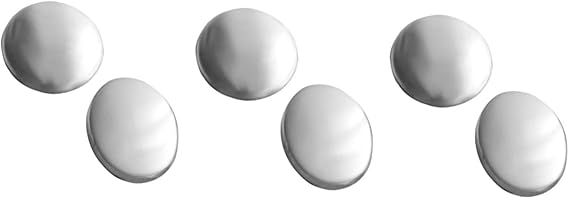 Alipis Pack of 6 Metal Deodorant Soap Hand Water Odour Remover Stainless Steel Odour Remover Stainless Steel Soap Polishing Soap Odour Absorber Stainless Steel Hand Soap Stainless Steel