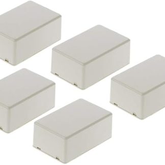 BOBEINI 5 x White Plastic Electronic Project Box 70x45x30mm