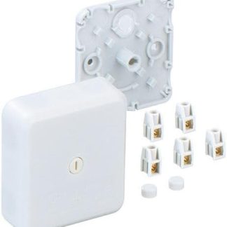 WAGO AP 7 – 2.5² Polypropylene (PP) Electrical Junction Box – Electrical Junction Boxes (White, 78 mm, 78 mm, 27 mm)