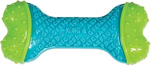 KONG CoreStrength Bone - Dog Chew Toy - Durable Multi-layer Dog Toy for Playing and Teeth Cleaning - For Small/Medium Dogs