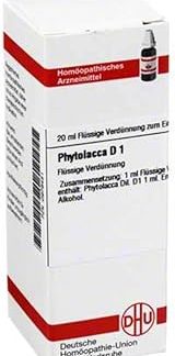 DHU Phytolacca D1 Dilution, 20 ml Solution