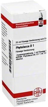 DHU Phytolacca D1 Dilution, 20 ml Solution