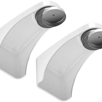 BESTYASH Pack of 2 Magnetic Soap Holders No Drilling with Drainage Holes Self-Adhesive Space Saving Made of Lightweight ABS Suitable for Bathroom and Kitchen Keeps Soap Clean and Dry