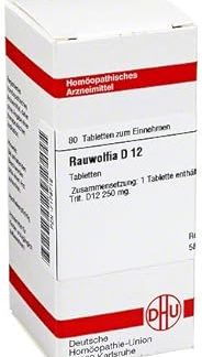 RAUWOLFIA D 12 Tablets Pack of 80 Tablets