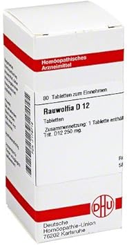RAUWOLFIA D 12 Tablets Pack of 80 Tablets