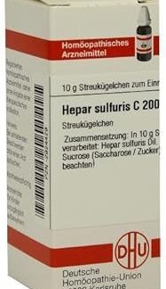 Hepar SULF C200 10g Globules PZN: 2924429