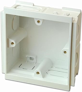 MK (Electric) VTS/6035 WHI MOUNTING BOX 1 Gang 35mm Deep White 1