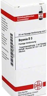 DHU Bryonia D3 Dilution, 20 ml Solution