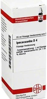 DHU Ipecacuanha D4 Dilution, 20 ml Solution