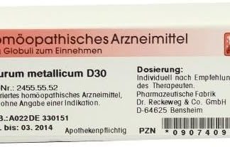 Aurum Metallicum D 30 Globules 10 g