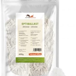 Futtermedicus Optiballast Cellulose, 600 g, Supplementary Feed for Dogs and Cats, Supports Digestion, Tasteless Fibre Made of Beech Wood