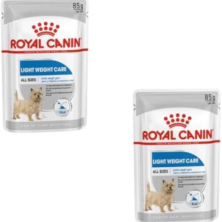 Royal Canin Light Weight Care Mousse | Double Pack | 2 x 12 x 85 g | Complete Food for Adult Dogs from 10 Months of Age | For Dogs with Tendency to Weight Gain
