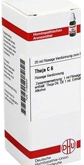 DHU Thuja C6 Dilution, 20 ml Solution