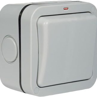 HQ Bargain BG Electrical WP12-01 20A 20Ax Outdoor Switch IP66 1 Gang 2 Way