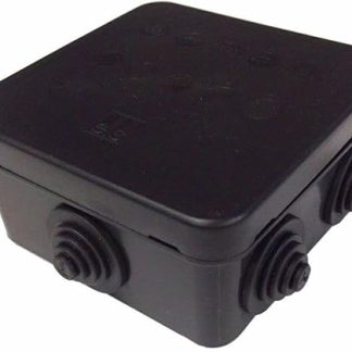 IP55 Electrical Junction Box 5-21mm Sealing Area 113x113x58mm IP HP 100-L BLK
