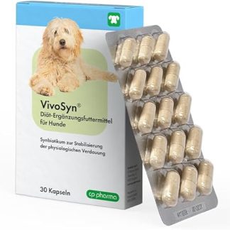 cp pharma VivoSyn | 30 Capsules | Diet Supplementary Food for Dogs | Synbiotic