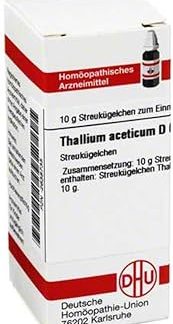Thallium Aceticum D 6 Globules 10 g