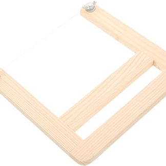 Wooden Soap Cutter with Metal Blade Durable Non-Slip DIY Tool for Handmade Soaps Ergonomic Handle Easy Cleaning Practical Cutting Aid for Efficient