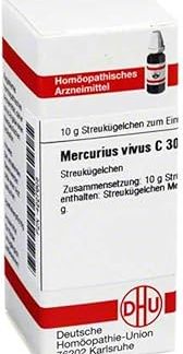 Mercurius Vivus C 30 Globules 10 g