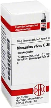 Mercurius Vivus C 30 Globules 10 g