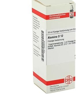 DHU Alumina D12 Dilution, 20 ml Solution
