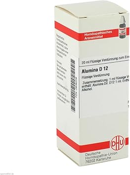 DHU Alumina D12 Dilution, 20 ml Solution