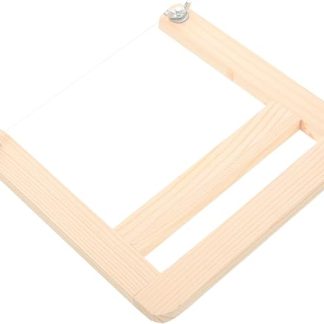 Holibanna Multi-Purpose Soap Cutter Wood Portable Non-Slip Base Robust Design for Handmade Soaps