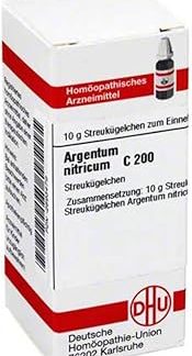 DHU Argentum Nitricum C200 Spreading Balls 10 g Globules