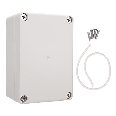 Water Proof Junction Box Outdoor Electrical Box IP65 Rated ABS Plastic Housing for Indoor Outdoor Use 100 x 68 x 50 mm