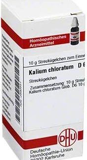 Potassium Chloratum D 6 Globules