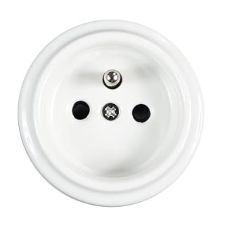 French Porcelain Wall Socket 240V 16A