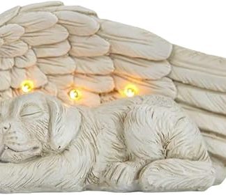 Tasteful and Lovingly Designed Memorial Stone with Solar Powered LED Lighting - incl. Batteries, Integrated Solar Panels with Twilight Switch, by Festive Lights