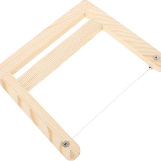 Handmade Soap Cutter with Wooden Handle Versatile Soap Slicer for DIY Soap Making Precise Cutting Durable Blades Easy to Clean for Creative People