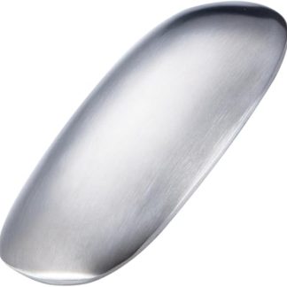 Cabilock Stainless Steel Soap Bar Stainless Steel Soap for Odour Removal with Holder for Kitchen Odour Absorbing After Handling Fish Garlic and Onions
