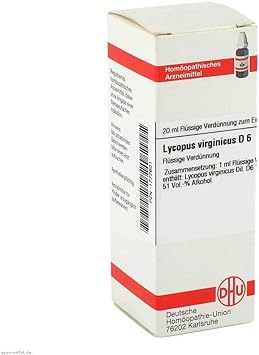 Lycopus Virg. D 6 Dilution 20 ml
