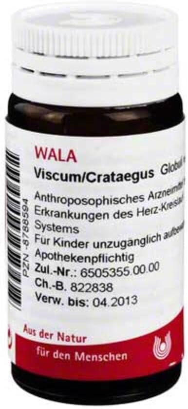 Viscum Crataegus Globules 20 g
