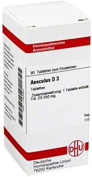 DHU Aesculus D3 Tablets, Pack of 80 Tablets