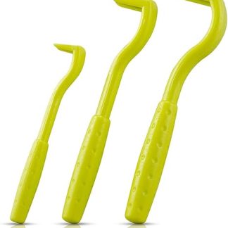 NatureAqua Tick Tweezers, Tick Hooks, Tick Remover for Dogs, Cats, Horse & People, Set of 3 Tick Lifts, Various Hooks for All Tick Sizes, Gentle Tick Removal in Seconds, Green