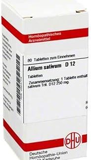 DHU Allium sativum D12 Tablets, Pack of 80 Tablets