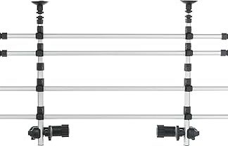 Trixie 13171 car grille, width: 96–163 cm height: 34–48 cm, silver / black