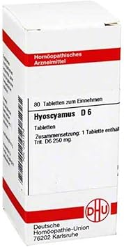 DHU Hyoscyamus D6 Tablets, Pack of 80 Tablets