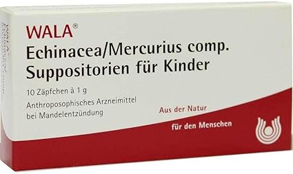 Echinaca/Mercurius comp.Children's Suppositories 10 x 1 g